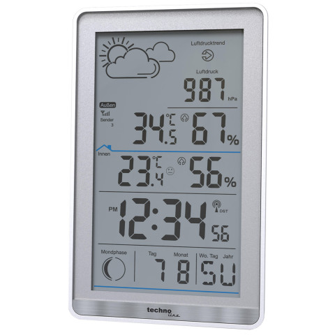 Метеостанція Technoline WS9218 Silver (WS9218)