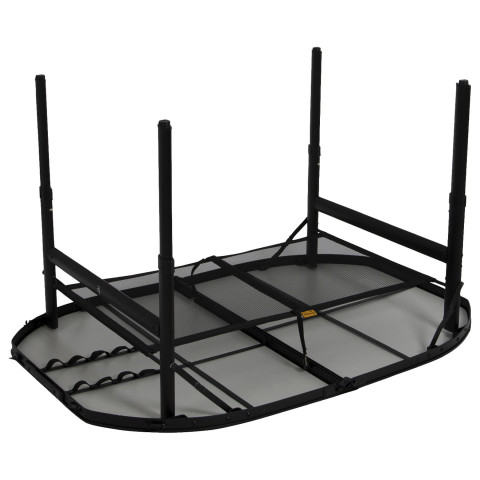 Стіл Bo&Camp Northgate Oval 120x80 cm Black/Grey (1404187)