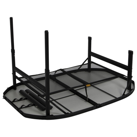 Стіл Bo&Camp Northgate Oval 120x80 cm Black/Grey (1404187)