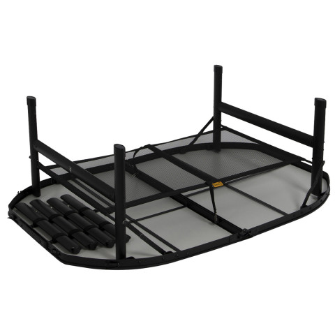 Стіл Bo&Camp Northgate Oval 120x80 cm Black/Grey (1404187)