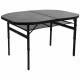 Стіл Bo&Camp Northgate Oval 120x80 cm Black/Grey (1404187)