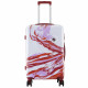 Валіза Semi Line 24 (M) White/Red Print (T5654-2)