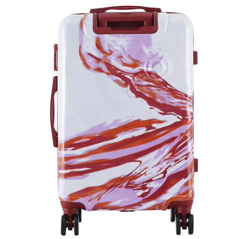 Валіза Semi Line 24 (M) White/Red Print (T5654-2)