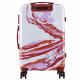 Валіза Semi Line 24 (M) White/Red Print (T5654-2)