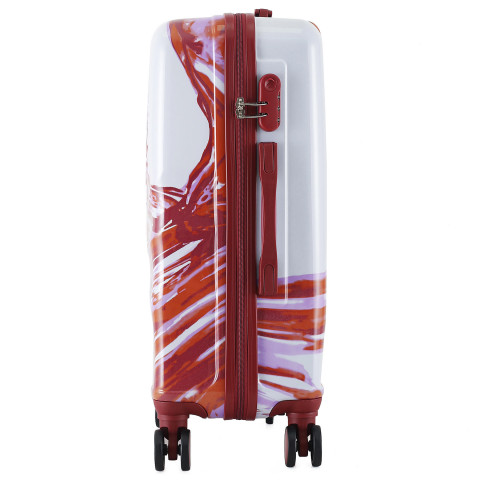 Валіза Semi Line 24 (M) White/Red Print (T5654-2)