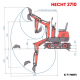 Міні-екскаватор HECHT 2710