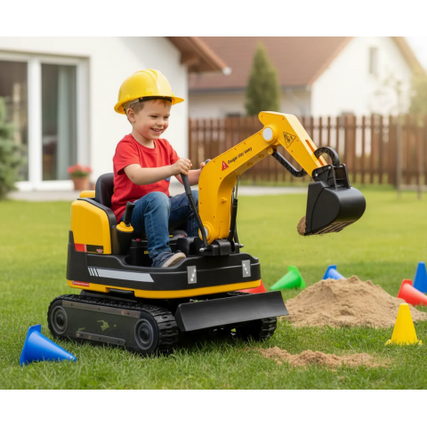 Акумуляторний екскаватор HECHT 52107 YELLOW