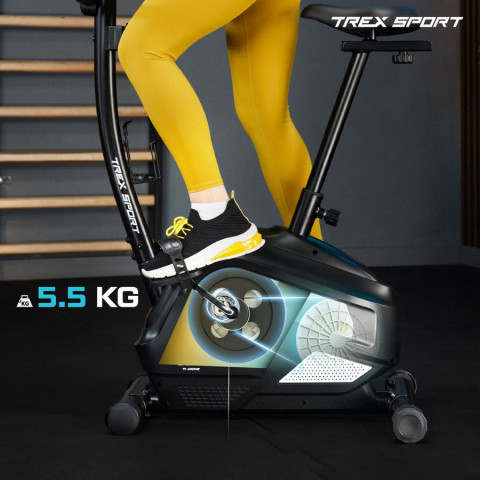 Велотренажер Trex Sport TX-400MB Reck магнітний чорно-білий