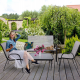 Комплект садових меблів Jumi FIESTA сірий