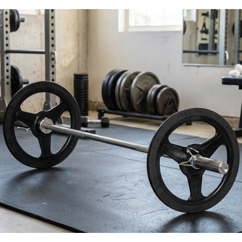 Гриф олімпійський York Fitness прямий 183см (50мм)