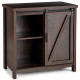 Кухонний комод-буфет Costway Sideboard з амбарними розсувними дверцятами лофт рустик