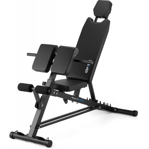 Лавка тренувальна Gymtek XL800 з еспандерами та партою Скотта
