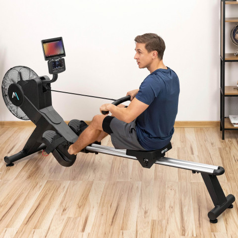 Гребний тренажер Gymtek XR2000 електромагнітний з аеродинамічним навантаженням