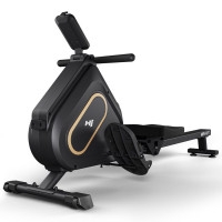 Гребний тренажер Hop-Sport HS-085R Bazel магнітний чорно-золотистий