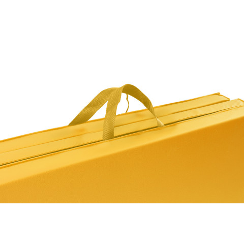 Мат гімнастичний Hop-Sport HS-064FM 4см твердий жовтий