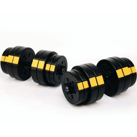Набір Besport PowerPro гантелі 2х31кг з лавою WB-002