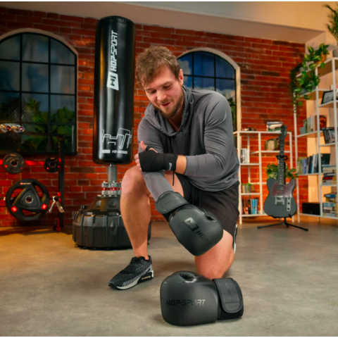 Боксерські рукавиці Hop-Sport HS-BG10 10oz чорні