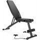 Складана регульована лава для тренувань Gymtek XL400 з еспандерами для дому