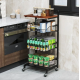 Стелаж Costway Vroda мобільний в стилі Loft