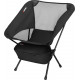 Крісло туристичне ультралегке розкладне Outtec Moon Chair Light з чохлом чорний