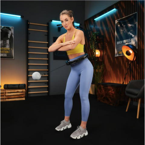 Хулахуп Trex Sport TX-010CHH масажний з обважнювачем чорний