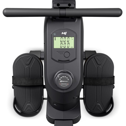 Гребний тренажер Hop-Sport HS-085R Bazel магнітний чорно-золотистий
