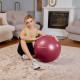 Фітбол Hop-Sport 45см HS-R045YB сливовий + насос