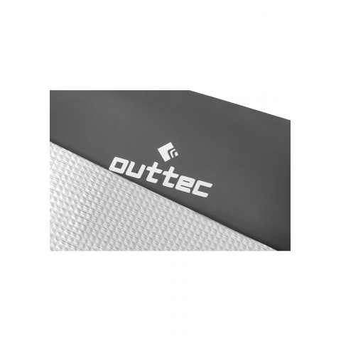 Килимок туристичний фольгований Outtec EVA 1см чорний