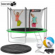 Батут Hop-Sport 10ft (305см) зелений з внутрішньою сіткою