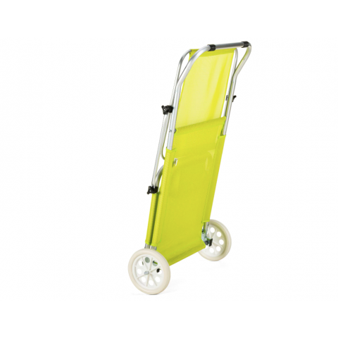 Шезлонг лежак Outtec Sun з дашком жовтий