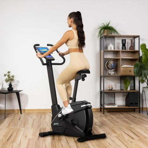 Велотренажер Gymtek XB2600 електромагнітний сріблястий