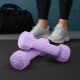 Гантелі для фітнесу неопренові Gymtek Hex 2х1кг лавандовий