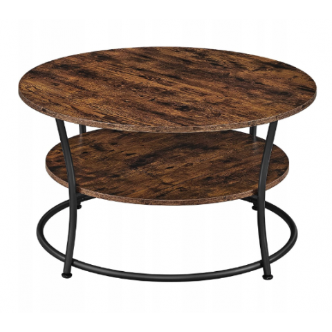 Журнальний столик Leobert Vasagle 80 x 80 x 45см в стилі Loft