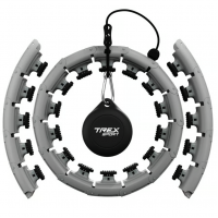 Хулахуп Trex Sport TX-010CHH масажний з обважнювачем сірий
