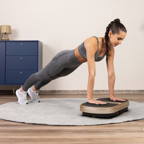 Вібраційна платформа GYMTEK XP300 золотистий