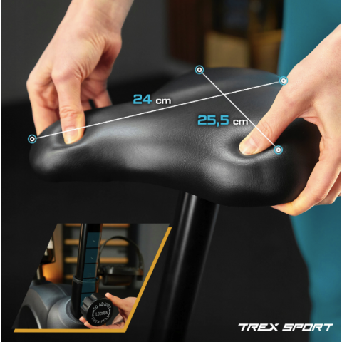 Велотренажер Trex Sport TX-350MB RIZE магнітний чорний