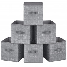 Набір складаних органайзерів для зберігання Leobert CubeFit, сірий