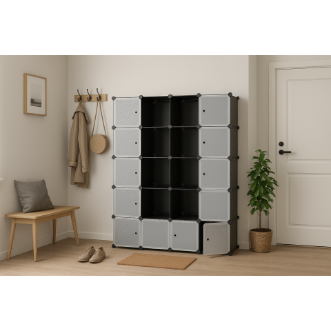 Модульна шафа Leobert Modern New з полицями для одягу