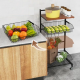 Стелаж Costway Vroda мобільний в стилі Loft