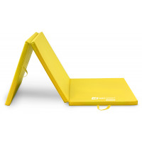 Мат гімнастичний Hop-Sport HS-064FM 4см твердий жовтий
