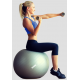 Фітбол York Fitness 75см сірий + насос