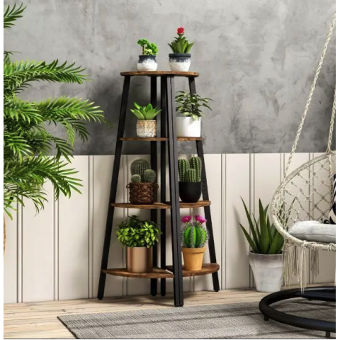 Етажерка Costway Leo кутова в стилі Loft