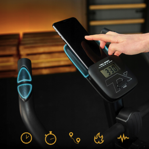 Велотренажер Trex Sport TX-350MB RIZE магнітний чорний