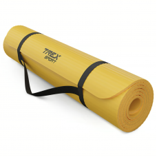 Коврик для йоги Trex Sport TX-019NGM NBR 1см 190х80 жовтий