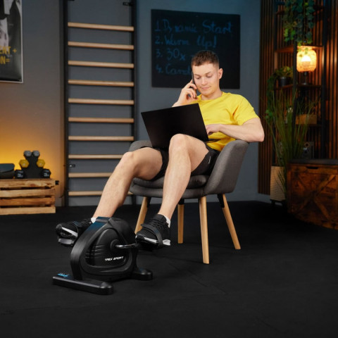 Міні велотренажер 2в1 Trex Sport TX-120BB BOIL реабілітаційний чорний