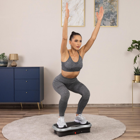 Вібраційна платформа Gymtek XP500 сріблястий