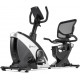 Горизонтальний велотренажер Hop-Sport HS-070L Helix сріблястий iConsole+