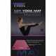 Мат для фітнесу з отворами York Fitness NBR 1см рожевий