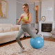 Фітбол Hop-Sport 45см блакитний + насос