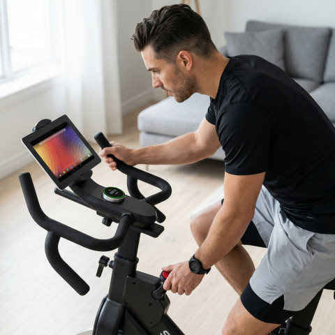 Спінбайк Gymtek XS2000 електромагнітний синій